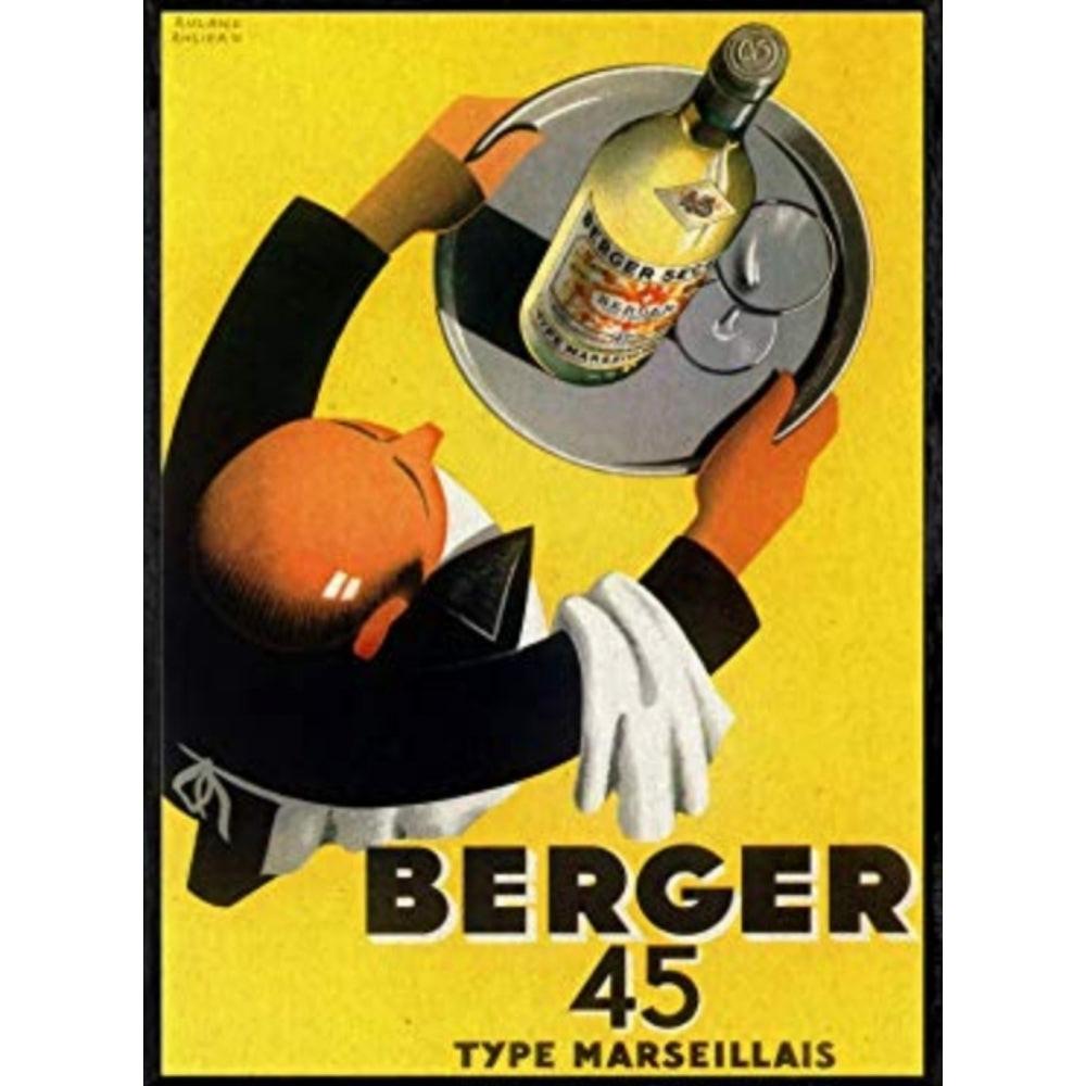 POSTER Frances Berger 45 1935 A3 Rahmenlos - Klar, Papier (29.7/5/42cm) - Nacnic
