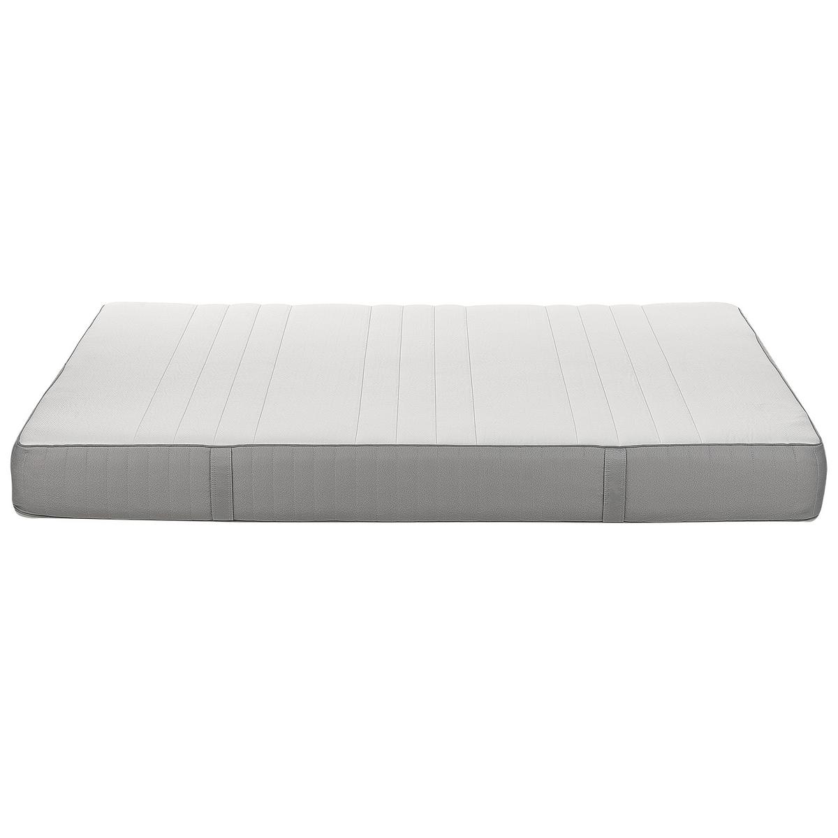 MEMORY-SCHAUMMATRATZE H3/4 Fest 180/200 cm Whisper - Weiß, Textil (180/200cm) - Beliani