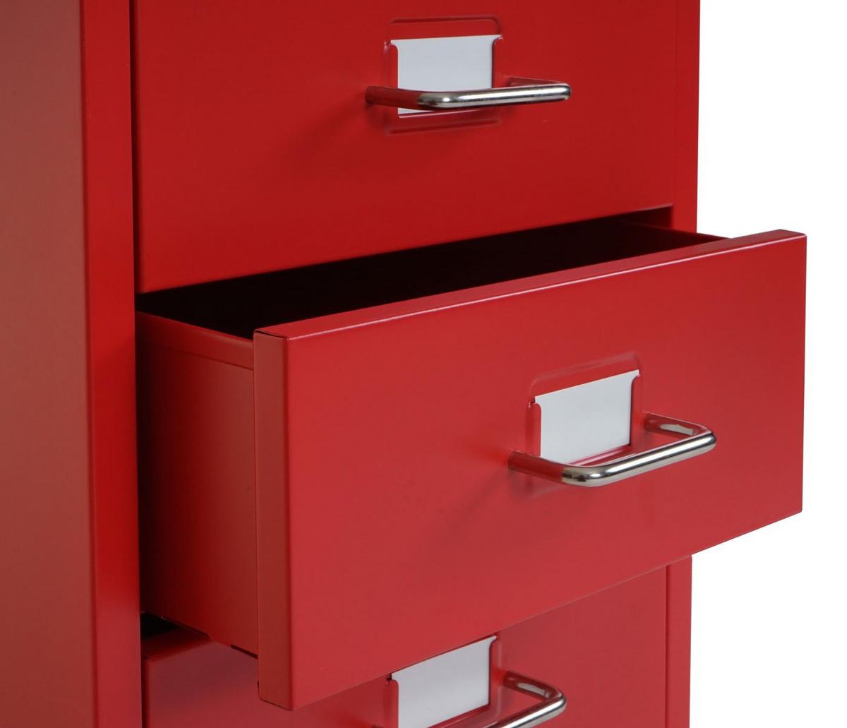 ROLLCONTAINER Rot - Rot, Metall (28/69/41cm) - MCW