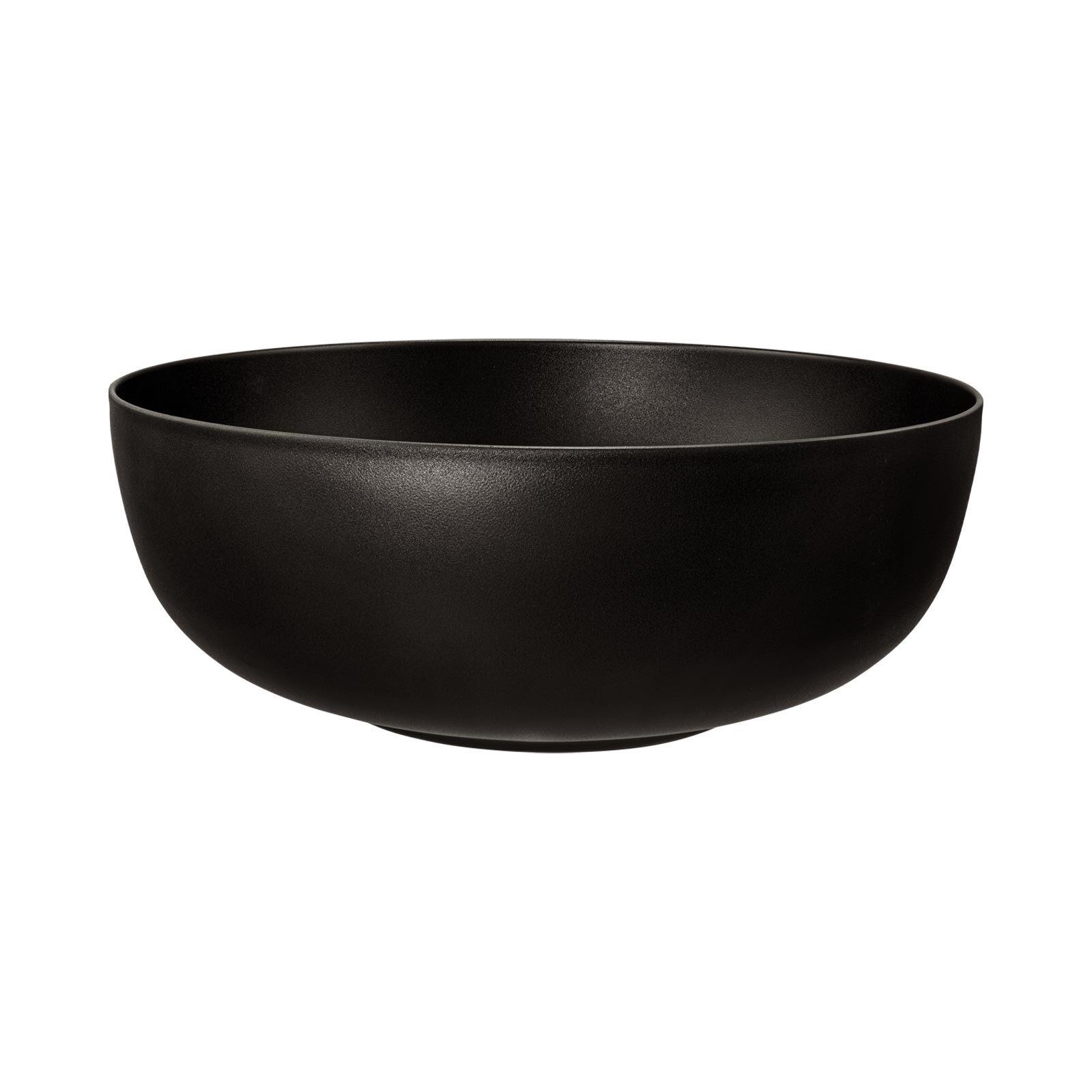 SCHÜSSEL Liberty Velvet Black schwarz ø 28 cm - Schwarz, Keramik (28.2cm) - Seltmann Weiden