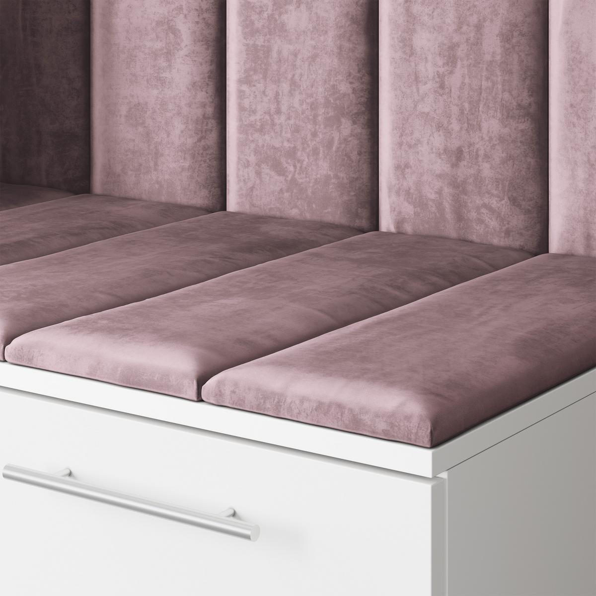 GARDEROBENSCHRANK REMA 200/240/60 cm Modern Garderobe-Set Kaschmir - Kaschmir/Lila, Holzwerkstoff (200/240/60cm) - MASSENO