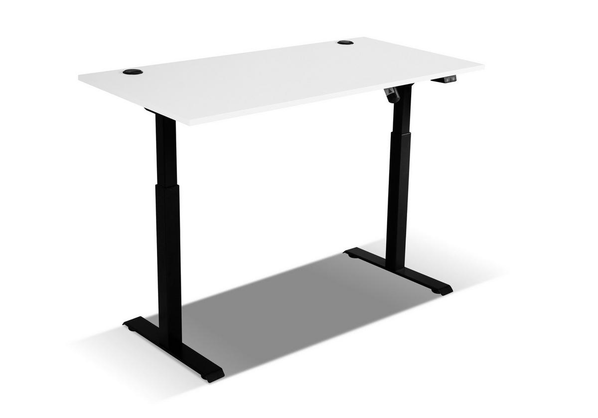 SCHREIBTISCH MALTESA 138x67x120,8 cm Bürotisch Computertisch, Grau - Grau, Holzwerkstoff (67/138/120.8cm) - MASSENO