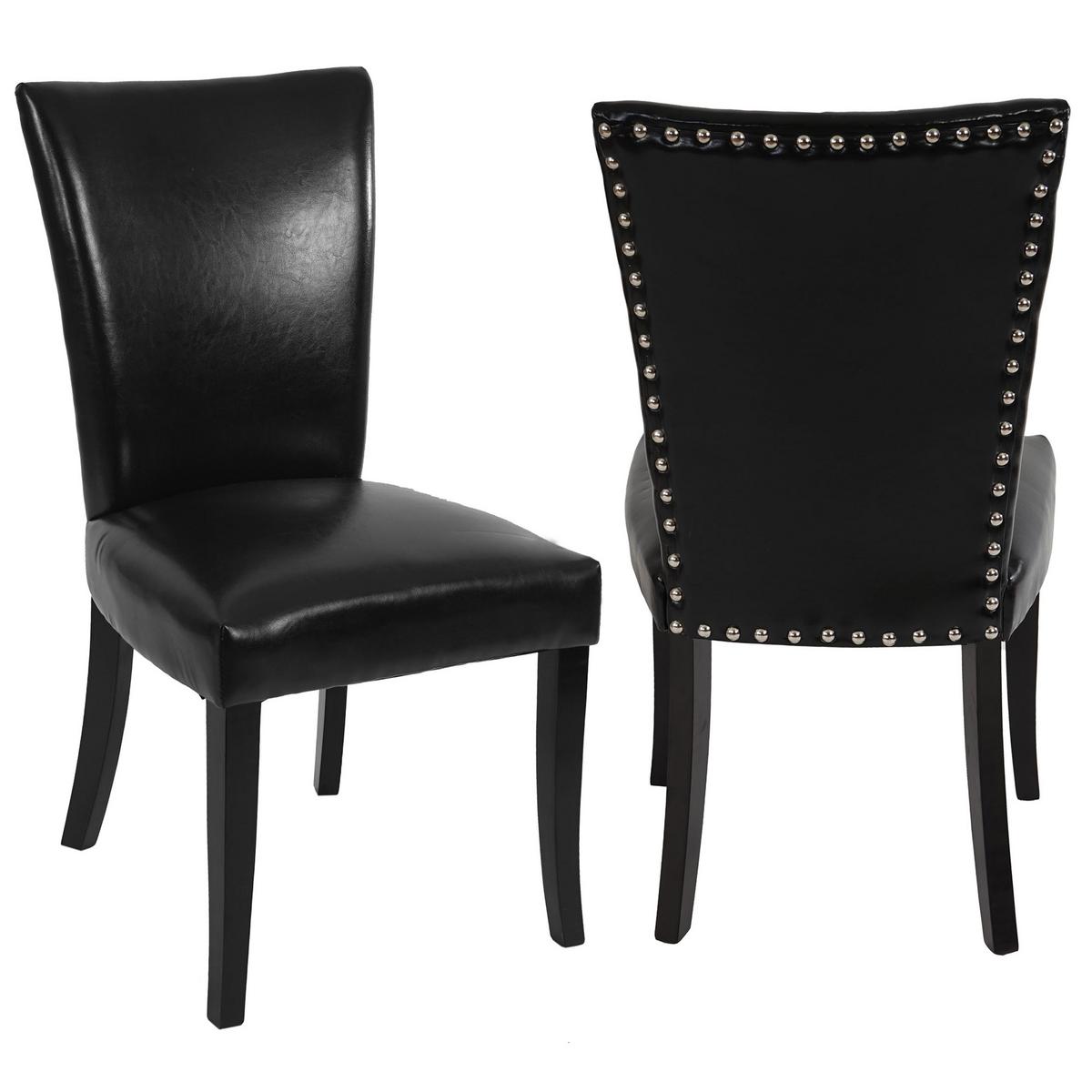 ESSZIMMERSTUHL Schwarz 2er-Set - Schwarz, Textil (50/93/62cm) - MCW