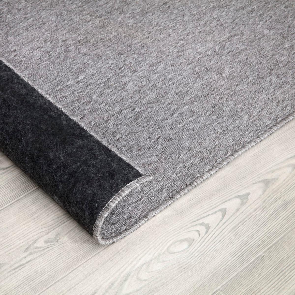 FLACHWEBTEPPICH Waschbar, einfarbig, Grau, 120 x 160 cm - Grau, Textil (160/120cm) - KADIMA DESIGN