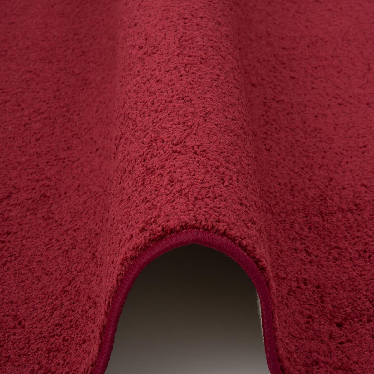 HOCHFLOR VELOURS TEPPICH MONA - Weinrot, Textil (100/400cm) - Snapstyle