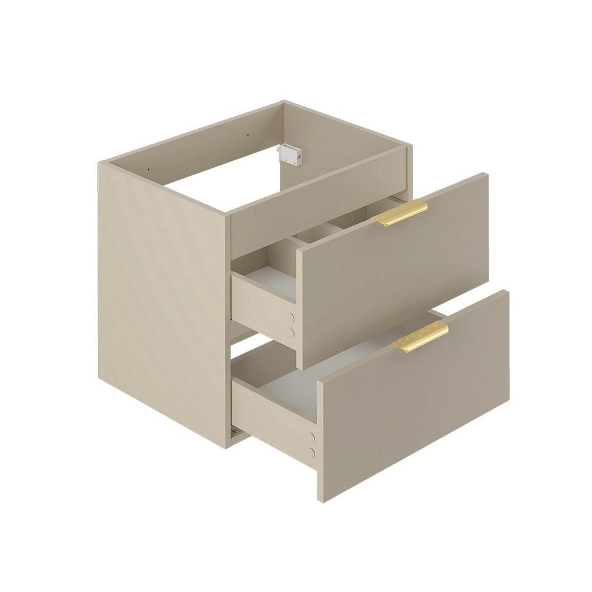 WASCHTISCH 60cm Astrid Kaschmir - Beige, Holzwerkstoff (60/50/45.8cm) - Petits-meubles