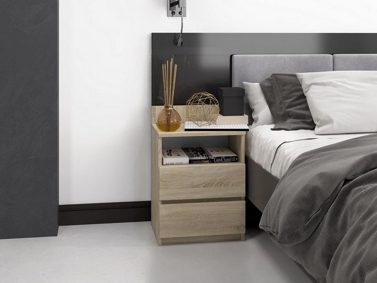 NACHTTISCH Sonoma 40/59/32 - Sonoma Eiche, Holzwerkstoff (40/59/32cm) - RAUMHIRSCH FURNITURE