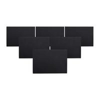PLATZMATTEN Fenya Schwarz 43 x 30 cm 6er Set - Schwarz, Kunststoff (43/30/0.2cm) - Ritzenhoff Breker