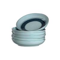 SUPPENTELLER Matera blau ø 20.7 cm 6er Set - Blau, Keramik (20.7cm) - Leonardo Living