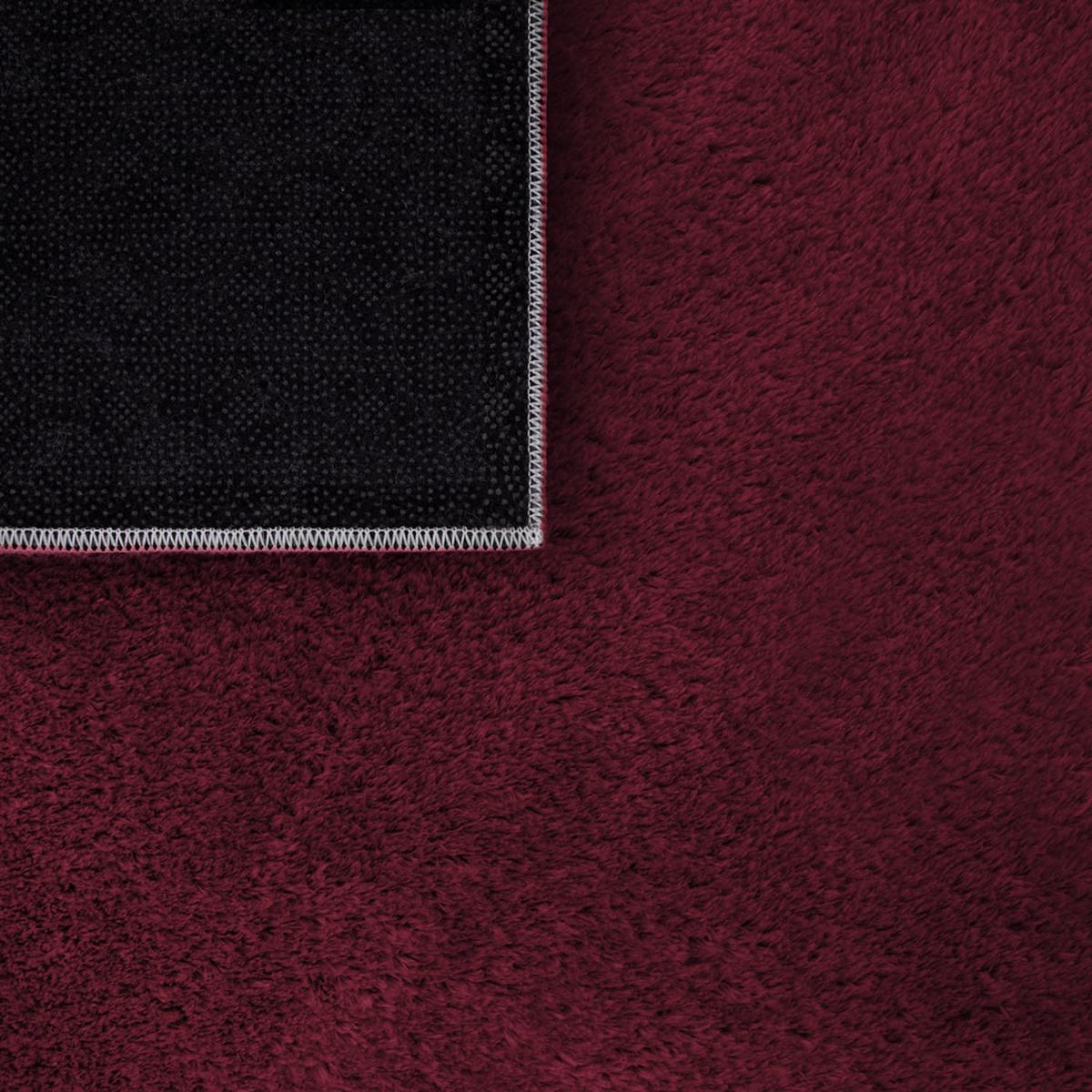 FLACHWEBETEPPICH Rot Ø 80 cm - Rot, Kunststoff (80/80cm) - TT Home