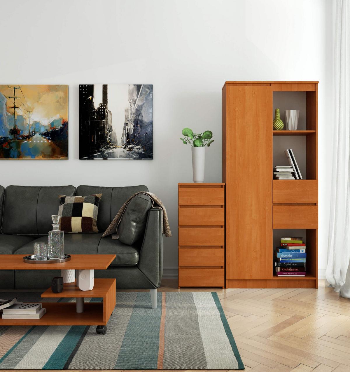 KOMMODE Erlefarben 92/40/35 - Erlefarben, Holzwerkstoff (40/92/35cm) - RAUMHIRSCH FURNITURE