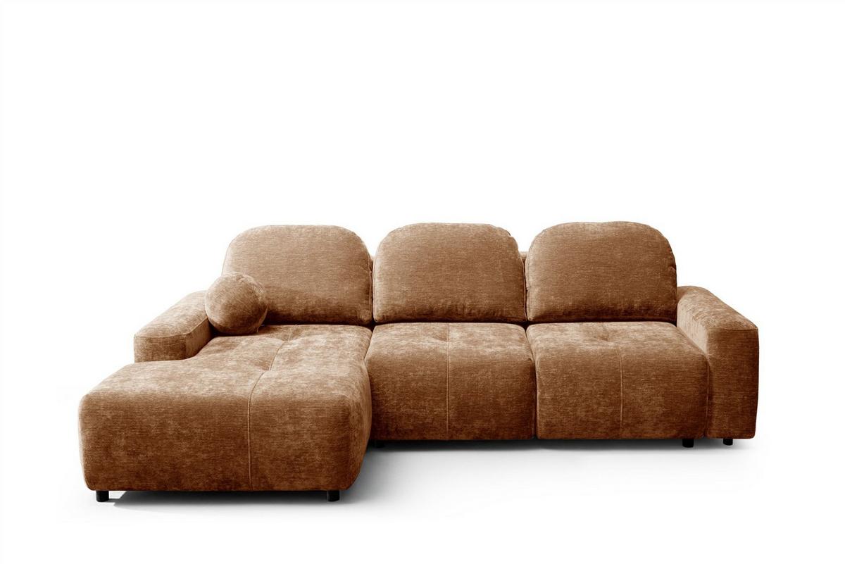 ECKSOFA Argos In Vibe - Rotbraun, Holzwerkstoff/Textil (170/267cm) - Fun Möbel