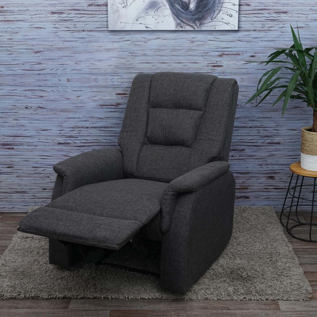 RELAXSESSEL Grau - Grau, Textil (79/102/96cm) - MCW