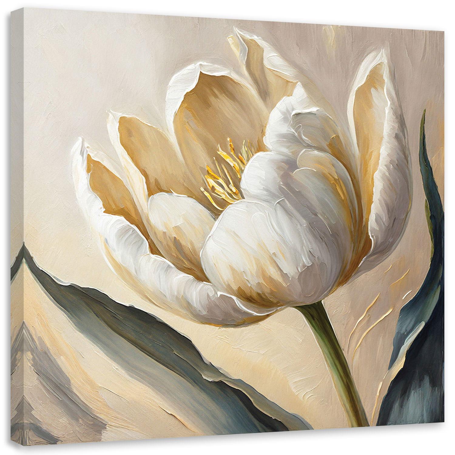 KUNSTDRUCK Gold 50/50 cm - Goldfarben, Textil (50/50cm) - KUNSTLOFT