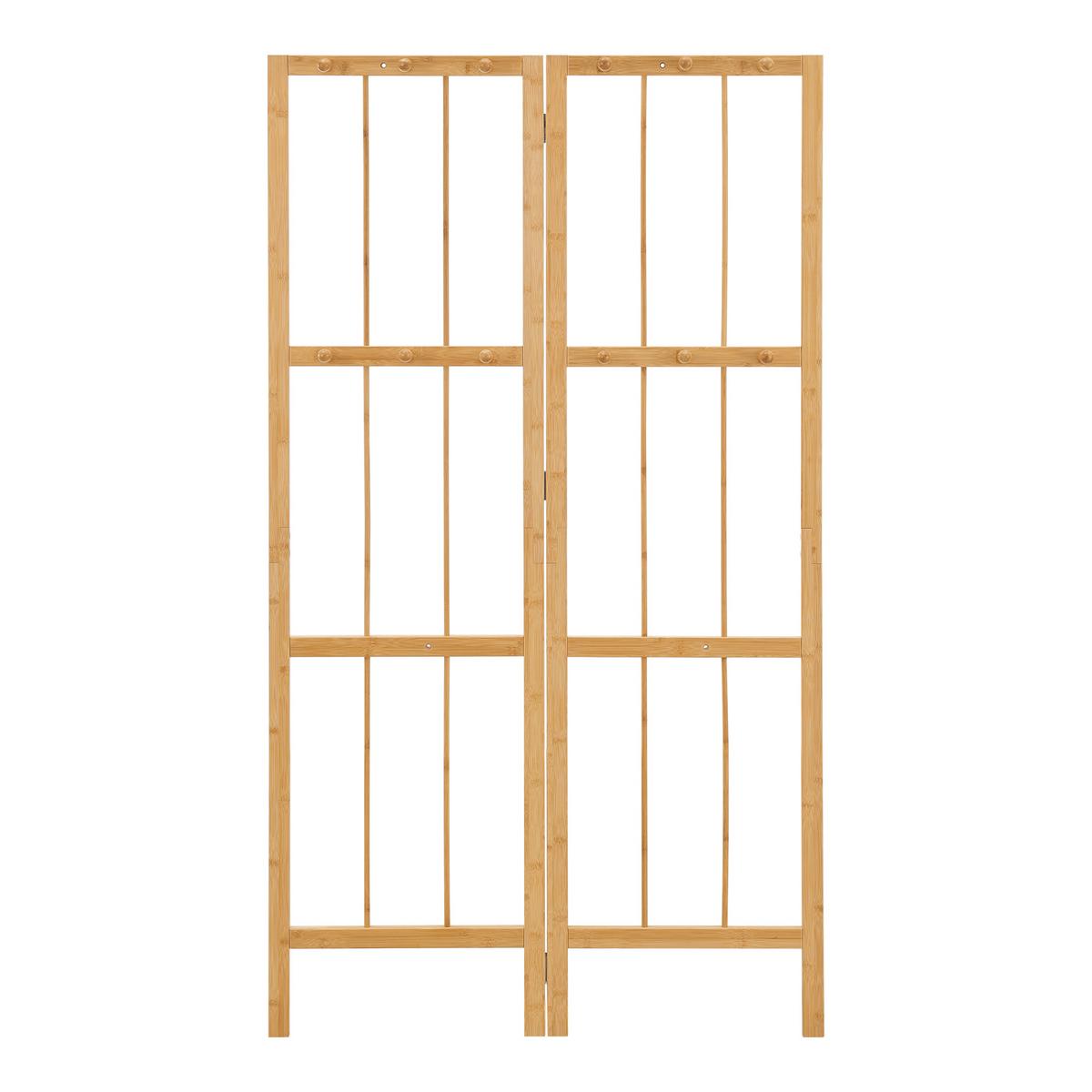 ECKGARDEROBE Hyllestad - Naturfarben, Naturmaterialen (92/165.5/8cm) - [en.casa]