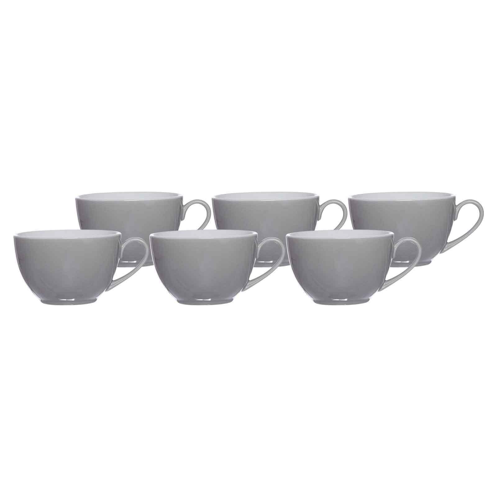 KAFFEETASSEN Doppio Grau 200 ml 6er Set - Grau, Keramik (0.2L) - Ritzenhoff Breker