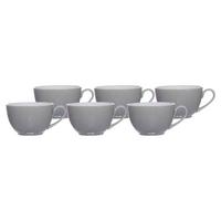 KAFFEETASSEN Doppio Grau 200 ml 6er Set - Grau, Keramik (0.2L) - Ritzenhoff Breker