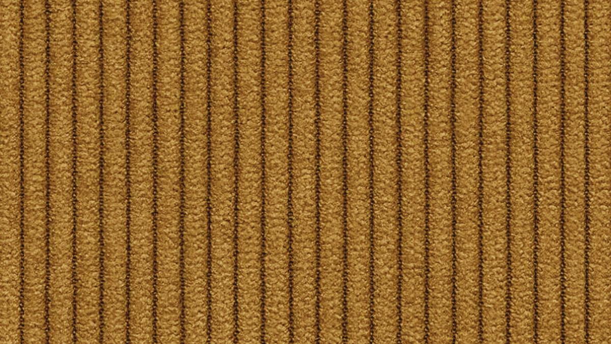 ECKSOFA VILT 3-Sitzer, safran - Gelb/Schwarz, Holzwerkstoff/Textil (221/156cm) - Wozimo
