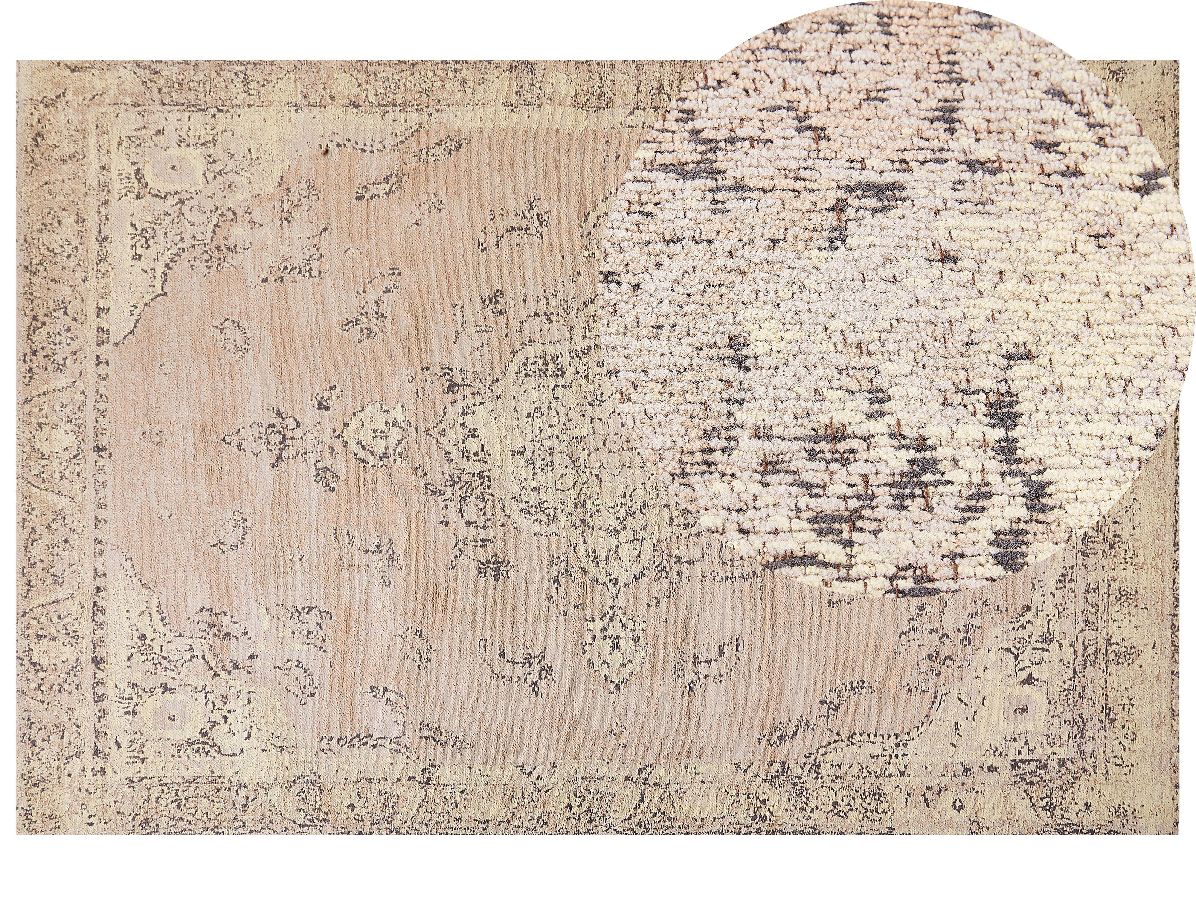 KURZFLOR-TEPPICH Matarim 300/200 cm - Beige, Textil (200/300cm) - Beliani