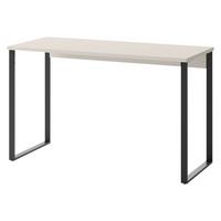 SCHREIBTISCH Sigma SG08 - Kaschmir/Schwarz, Holzwerkstoff/Metall (125/55/77cm) - MIRJAN24