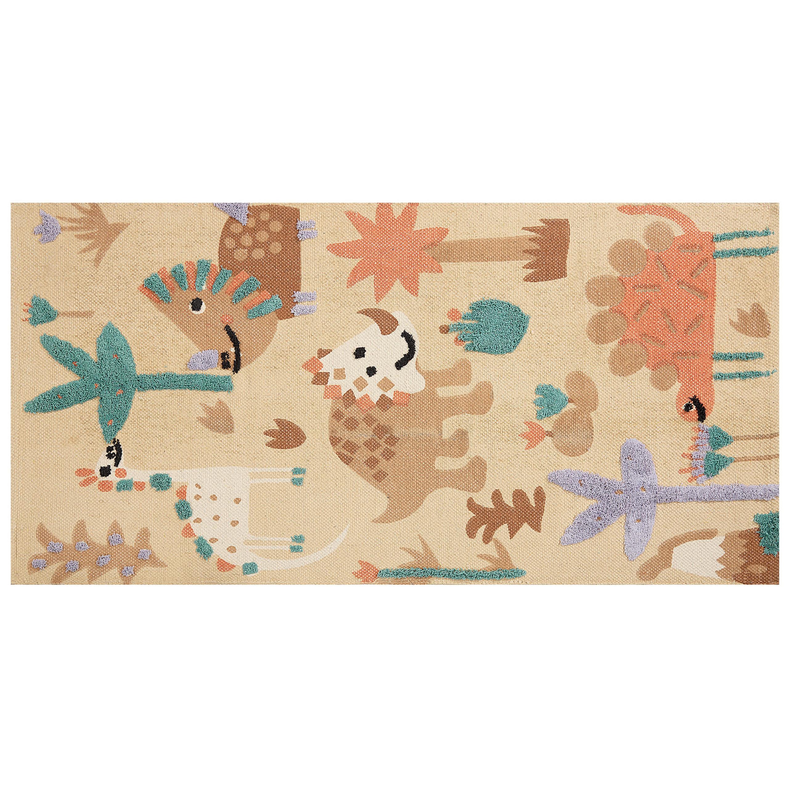 KINDERTEPPICH Stabat 150/80 cm - Multicolor, Textil (80/150cm) - Beliani