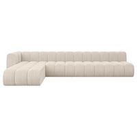 ECKSOFA modulares Sofa Darnel-L3 - 387x177x70 cm Beige - Beige, Holzwerkstoff/Textil (387/177cm) - ALTDECOR