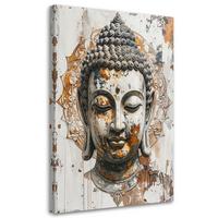 LEINWANDBILD Zen und Orientalisch 40x60cm - Goldfarben, Textil (40/60cm) - Feeby
