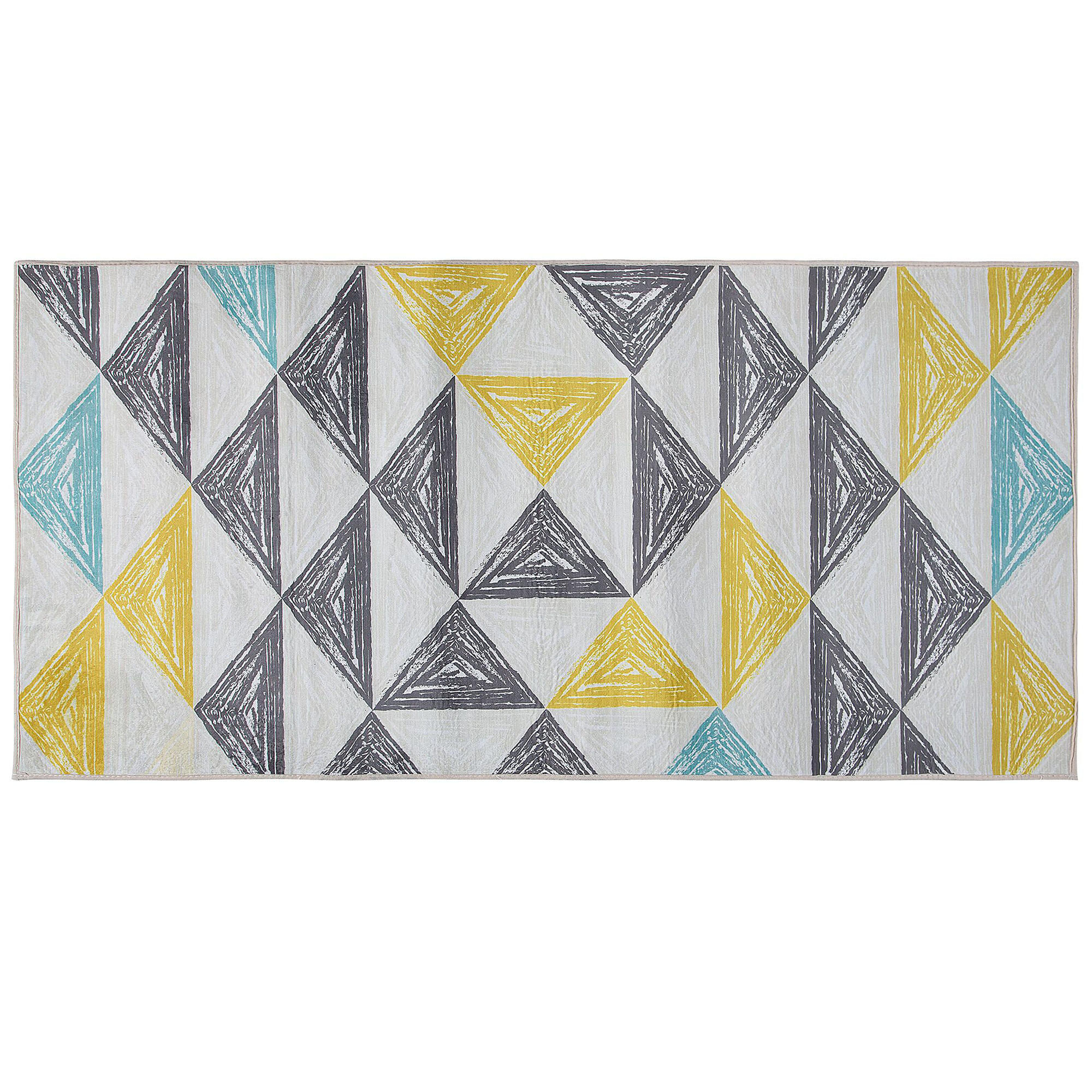 KURZFLOR-TEPPICH Kalen 150/80 cm - Multicolor, Kunststoff (80/150cm) - Beliani
