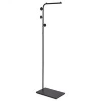GARDEROBENSTÄNDER Metall schwarz 169 cm Cozad - Schwarz, Metall (48/170/30cm) - Beliani
