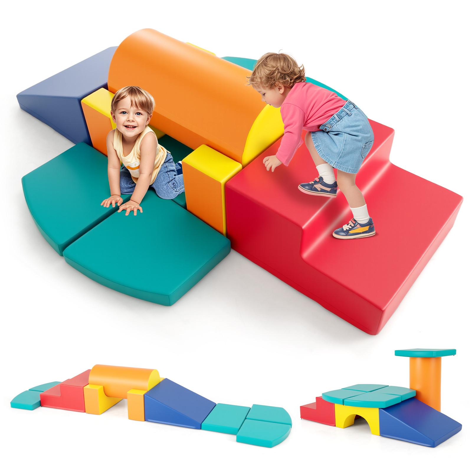 SCHAUMSTOFFBLOCK Farbig (10-teilig) - Multicolor, Kunststoff (50/25/50cm) - COSTWAY