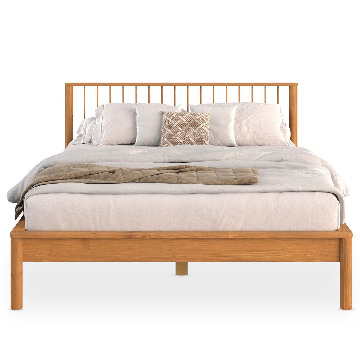 BETT APOANA 160x200 cm Eiche - Eichefarben, Holz (160/200cm) - IDIMEX