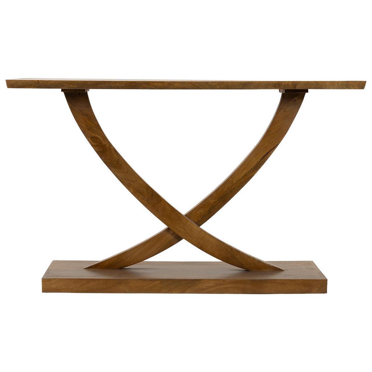 KONSOLENTISCH aus Holz, braun, 120x35x74cm - Braun, Holz (35/120/74cm) - Wanderlust