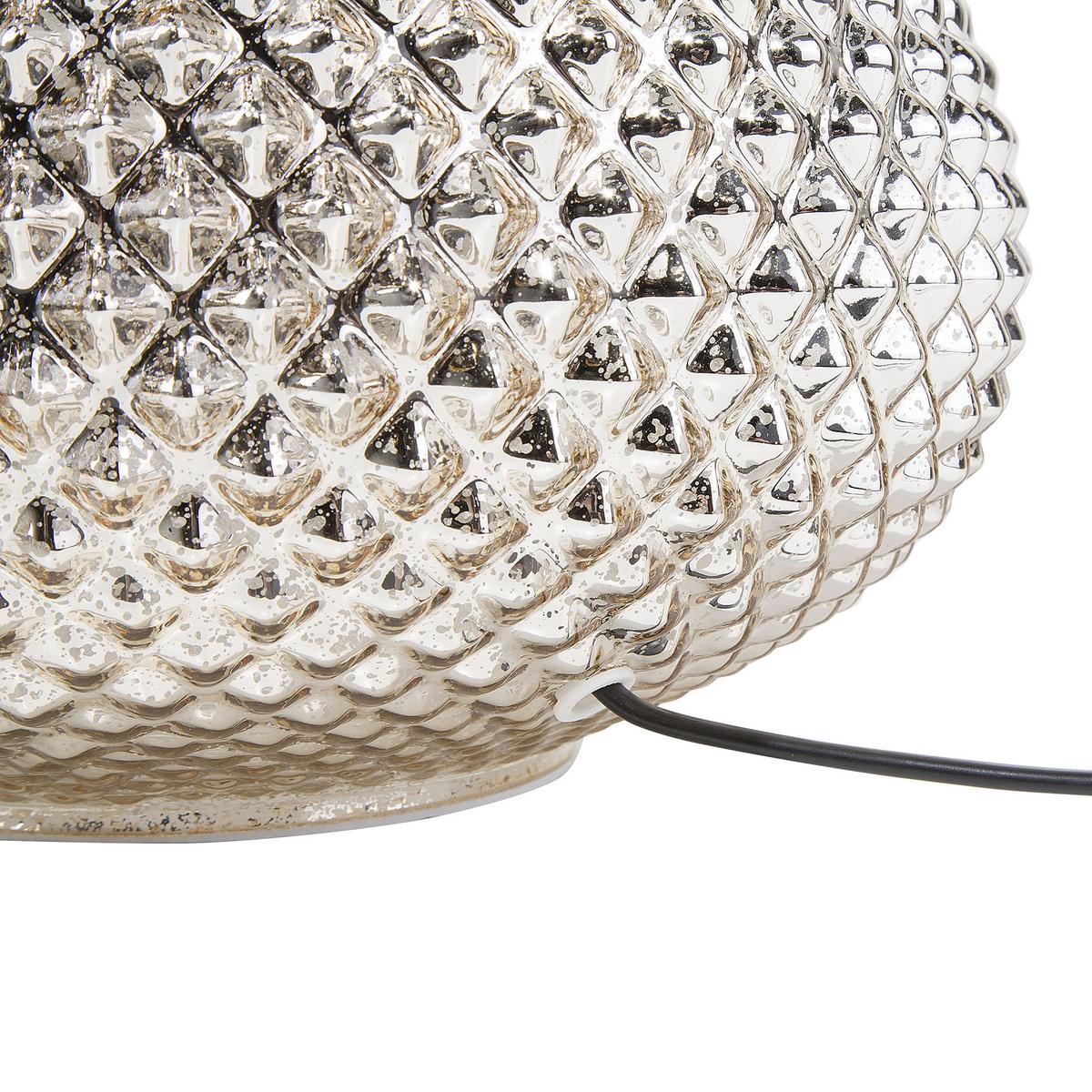 TISCHLAMPE Madon 32/32/45 cm - Goldfarben, Glas (32/32/45cm) - Beliani
