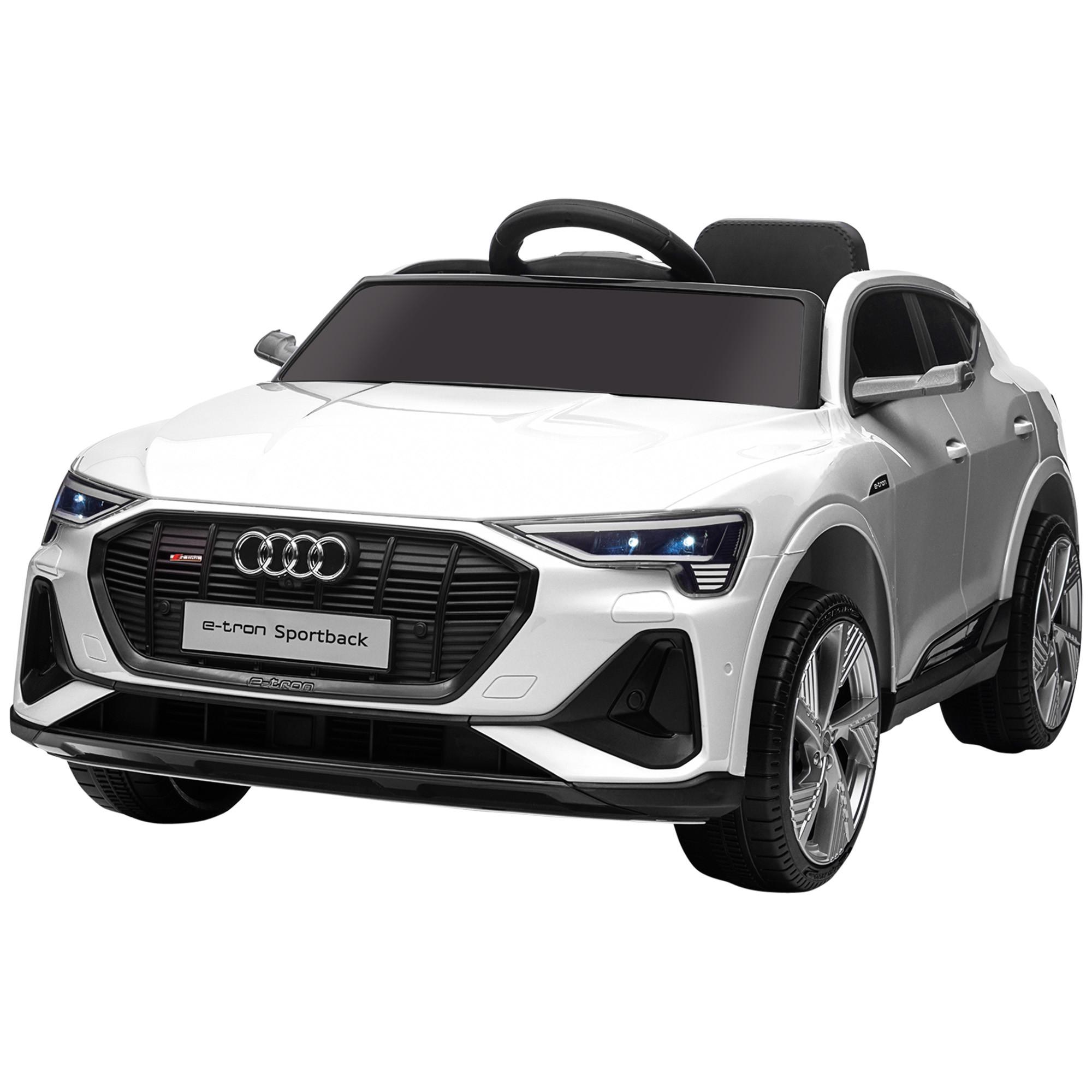 KINDERFAHRZEUG Elektroauto Elektro Kinderauto für kinder ab 3 Jahre Weiß - Weiß, Metall (108/60/47cm) - HOMCOM