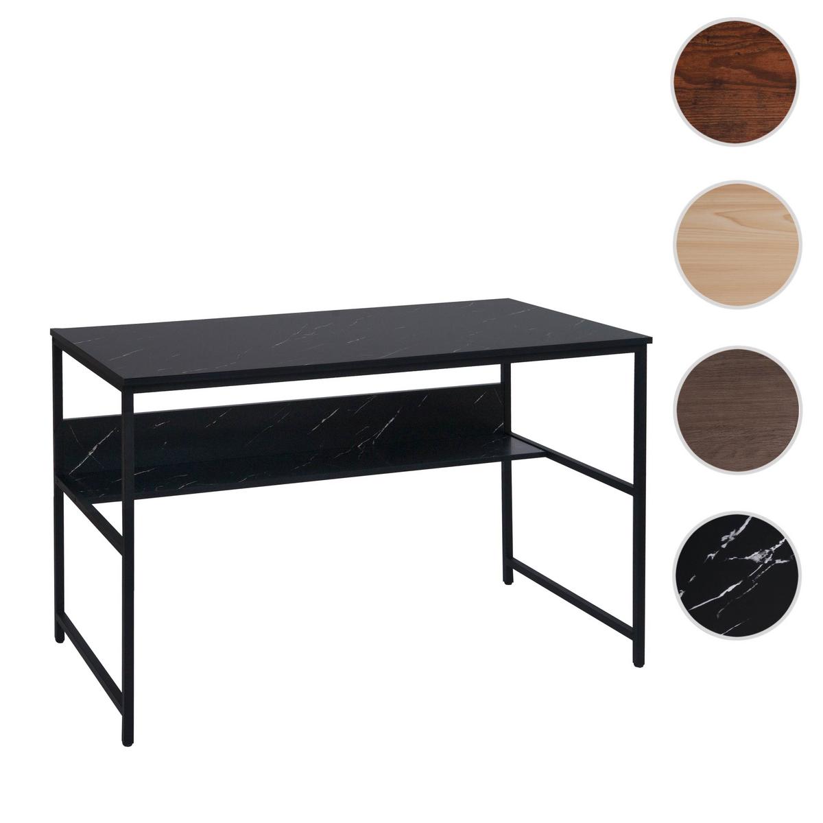 SCHREIBTISCH rechteckig Schwarz - Schwarz, Metall (60/120/78cm) - MCW