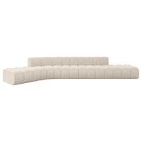 ECKSOFA modulares Sofa Solven-L2 - 471x174x70 cm Beige - Beige, Holzwerkstoff/Textil (471/174cm) - ALTDECOR