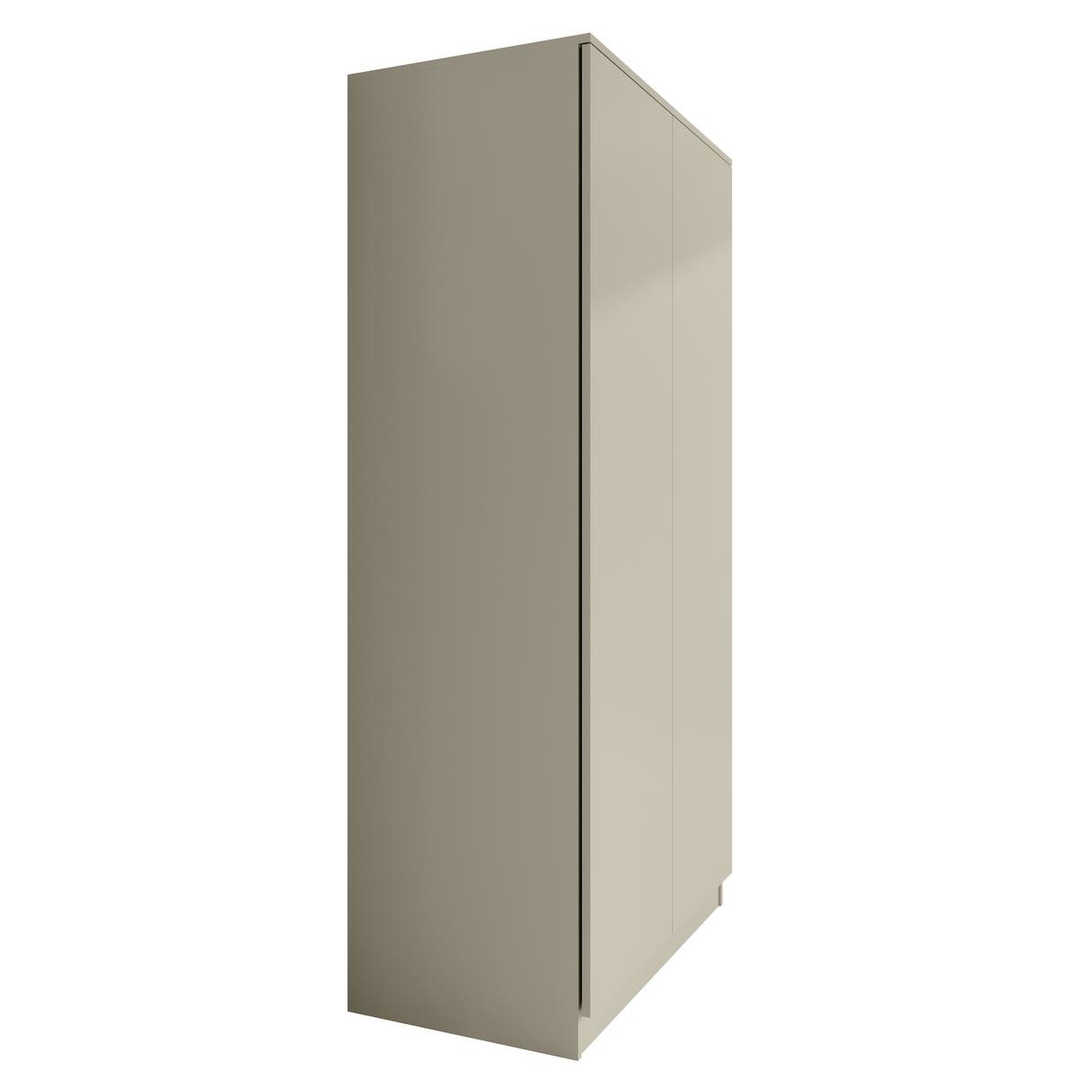 DREHTÜRENSCHRANK Look mit 2 Türen, 90 cm, Kaschmir - Kaschmir, Holzwerkstoff (90/180/50cm) - Beautysofa
