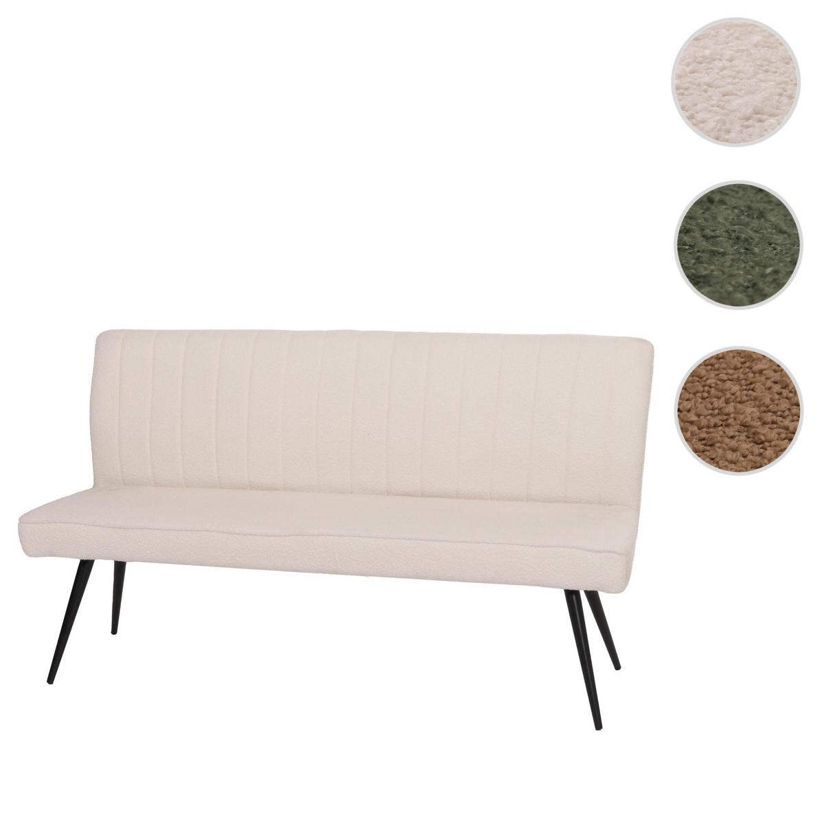 SITZBANK Beige - Dunkelgrau/Beige, Textil (160/90/60cm) - MCW