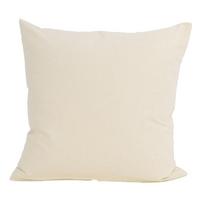 KISSENBEZUG Basic 100% Baumwolle natur 40/40 cm - Creme, Textil (40/40cm) - beties Heimtextil