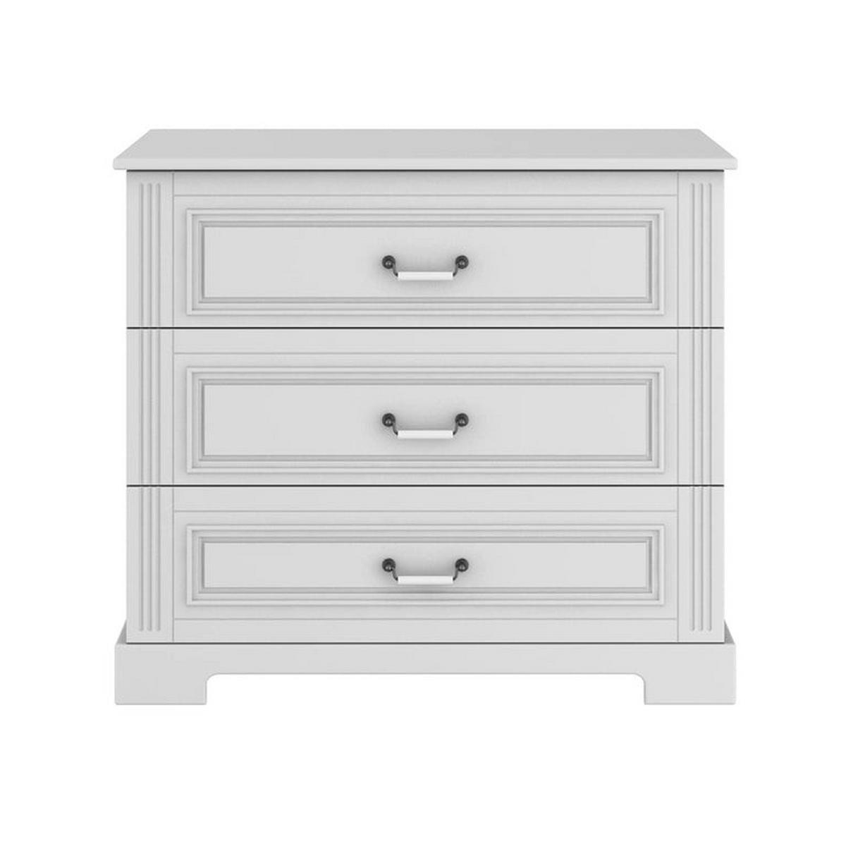 KOMMODE Weiß - Weiß, Holzwerkstoff (102/90/51cm) - Petits-meubles