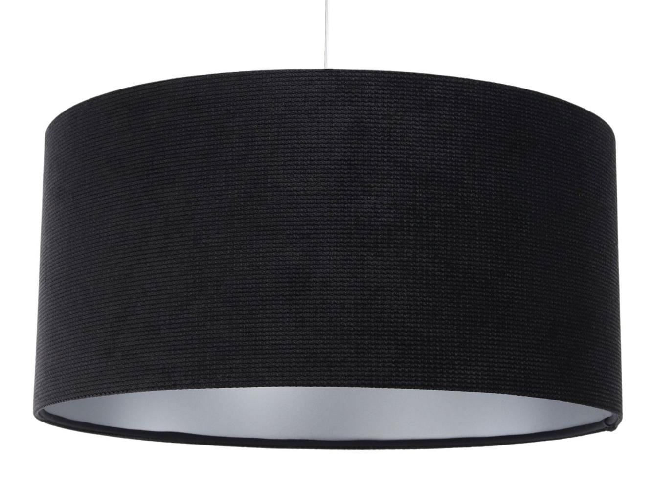 HÄNGELEUCHTE Schwarz 40/20 cm - Silberfarben/Schwarz, Kunststoff (40/0.4/20cm) - ONZENO