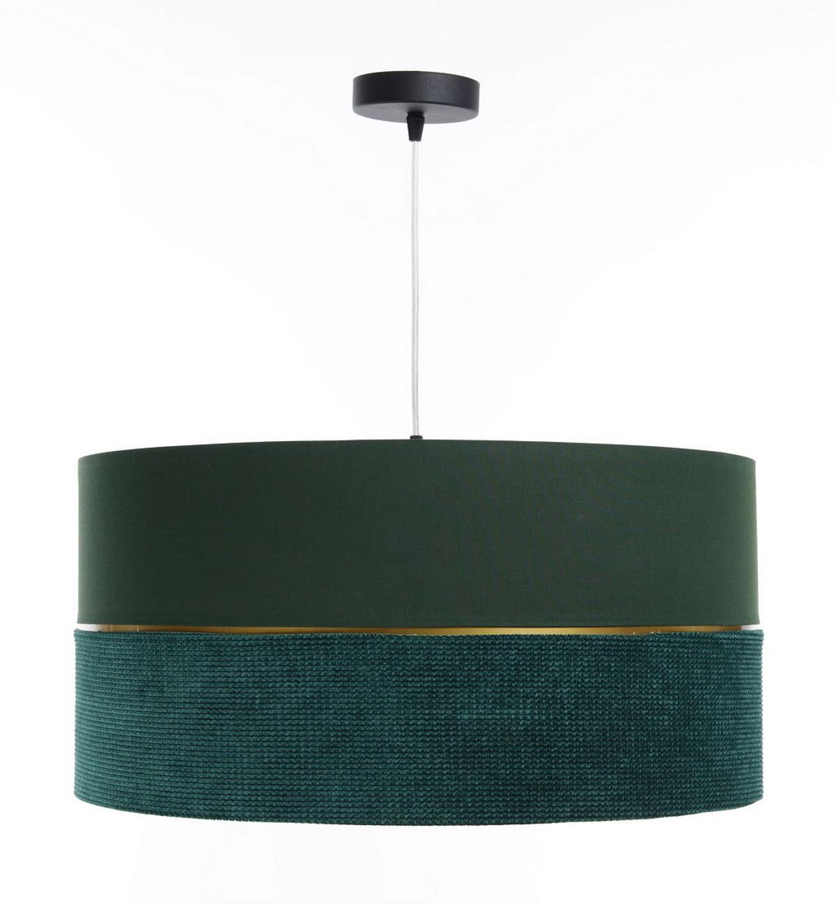 HÄNGELEUCHTE Grün 40/20 cm - Goldfarben/Grün, Kunststoff (40/0.6/20cm) - ONZENO