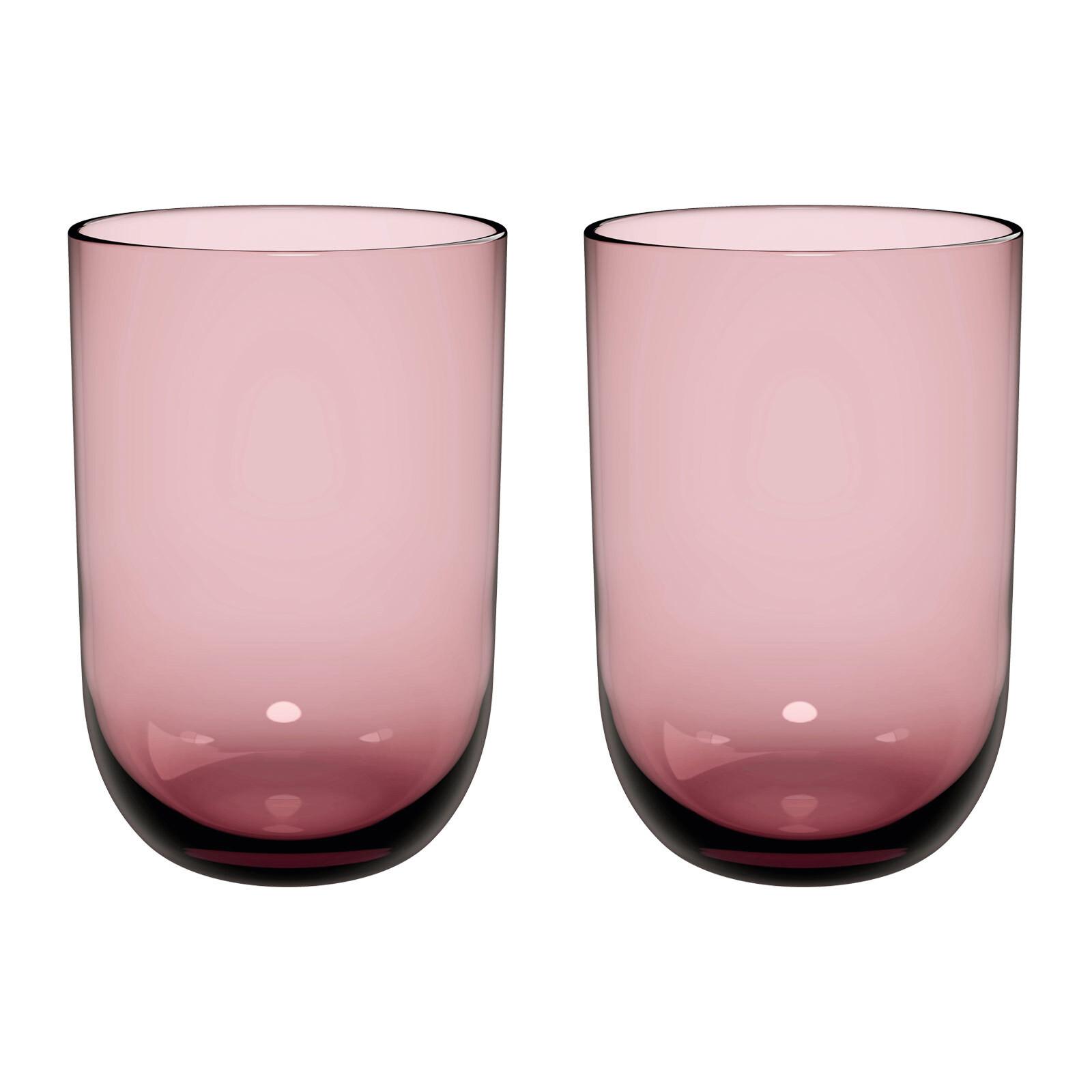 LONGDRINKBECHER Like Glass Grape 385 ml 2er Set - Pink, Glas (0.385L) - like.Villeroy & Boch