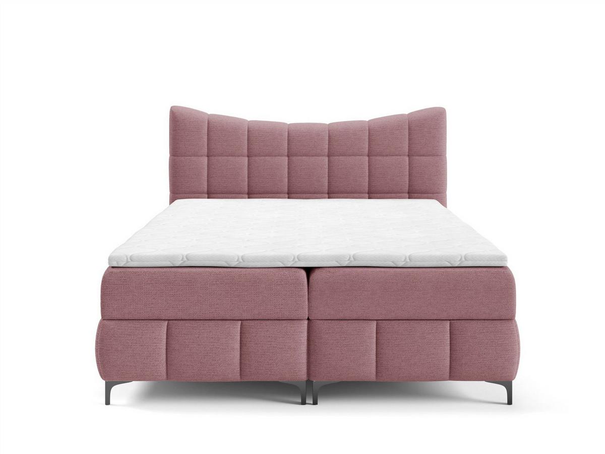 BOXBETT Charles Premi.. In Aragon - Rot, Holzwerkstoff/Textil (140/200cm) - Fun Möbel