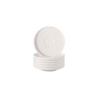 ESPRESSOUNTERTASSEN Afina weiß ø 11,6 cm 6er Set - Weiß, Keramik (11.6cm) - Villeroy & Boch