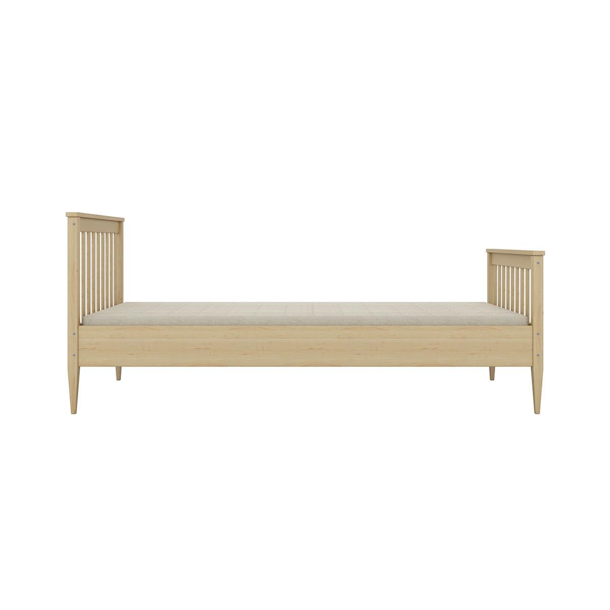 BETT 90/200 Ignas Holz - Braun, Holz (90/200cm) - Petits-meubles