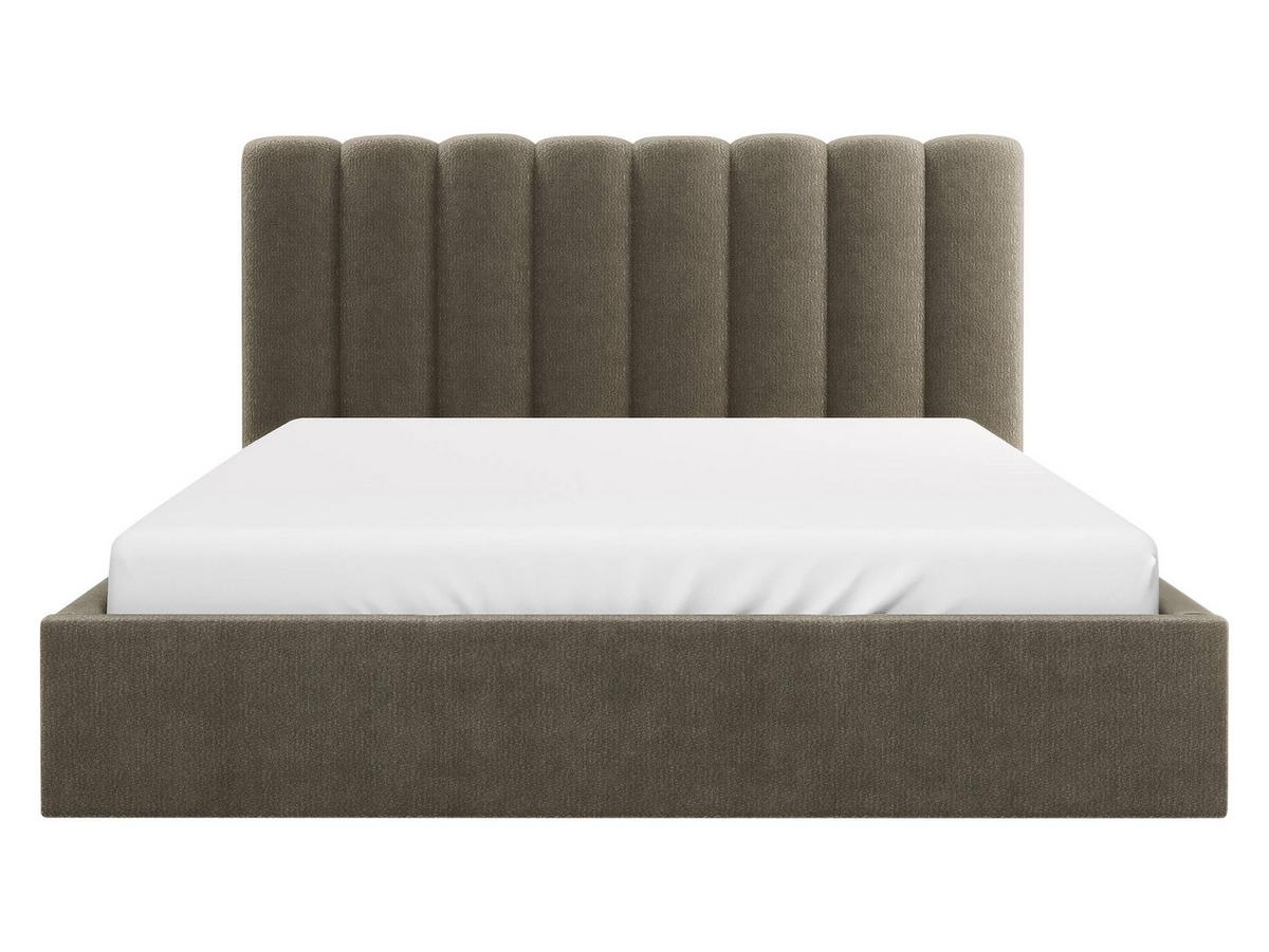 POLSTERBETT Nox - Naturfarben/Braun, Holzwerkstoff/Textil (160/200cm) - MIRJAN24