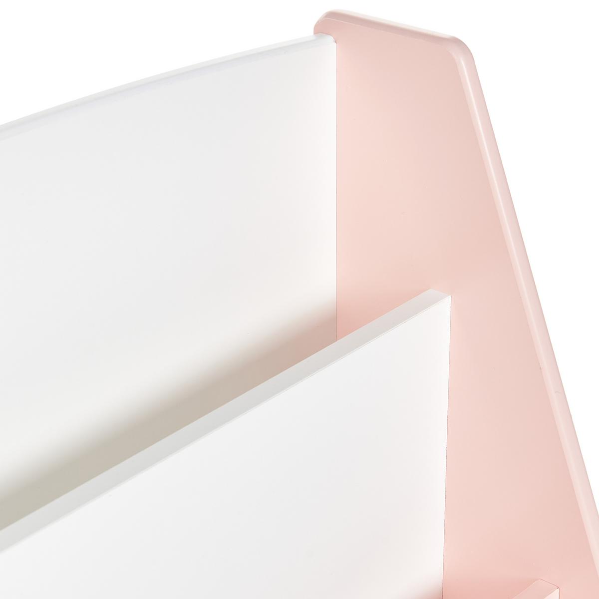 BÜCHERREGAL mit 4 Ebenen 70 cm Pastellrosa Liloet - Pink, Holzwerkstoff (61/70/30cm) - Beliani