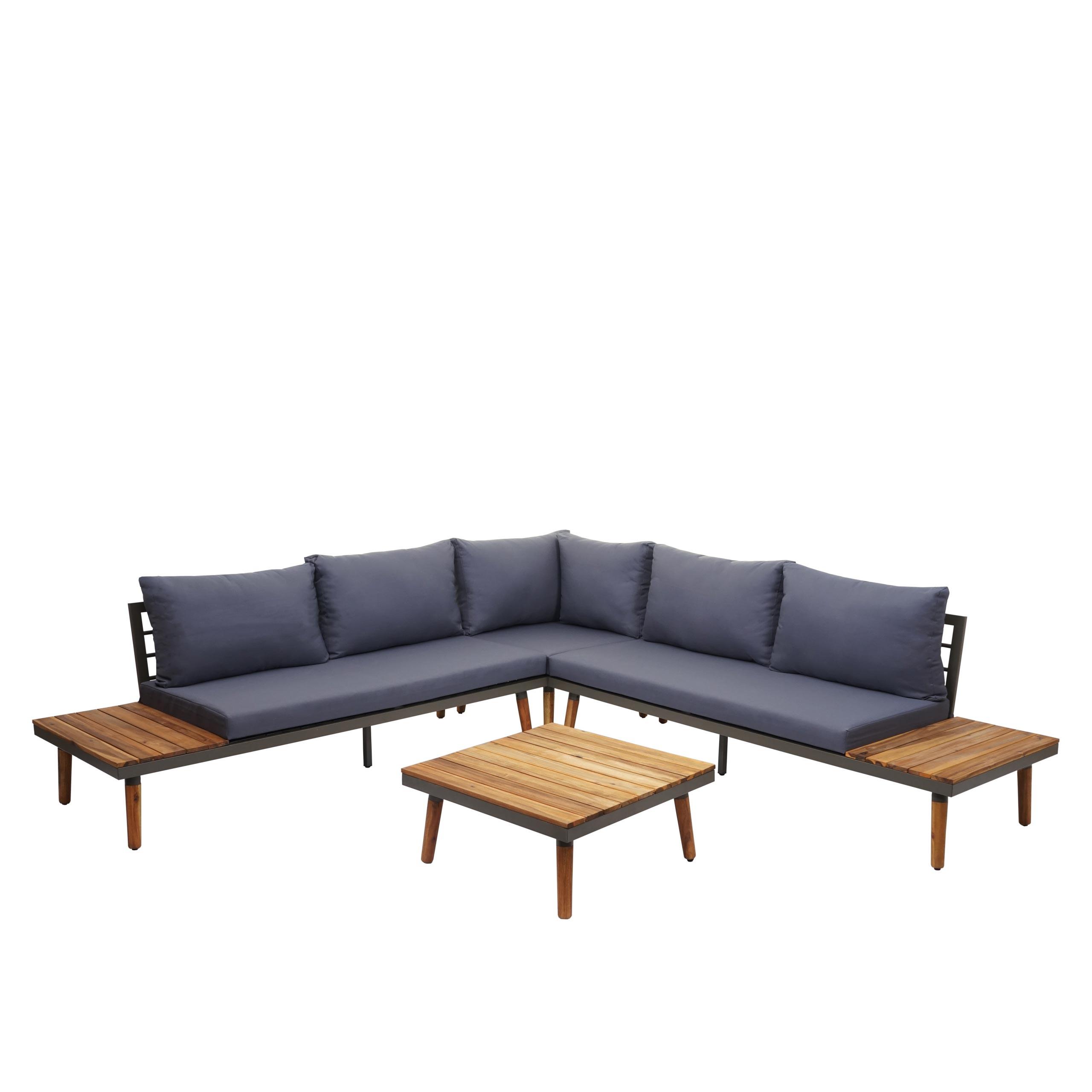 GARTEN-GARNITUR Braun - Braun, Metall - MCW