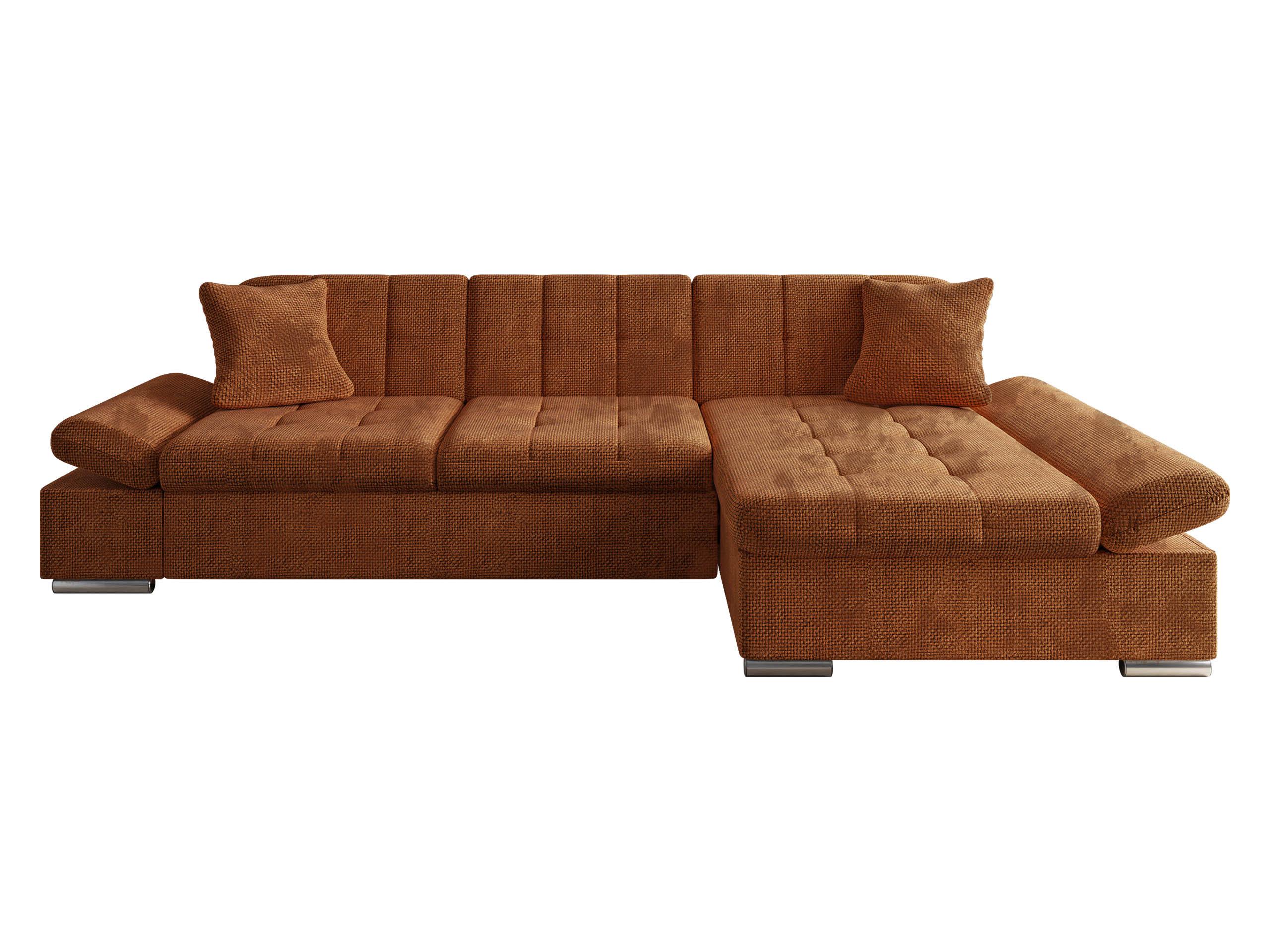 ECKSOFA Montana, Seite: Rechts - Dunkelorange, Holz/Textil (278/161cm) - MIRJAN24